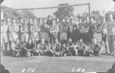 Winners and Runners Up of 211 Sqn Football League 1944