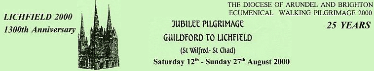 The St Chads Pilgrimage 2000